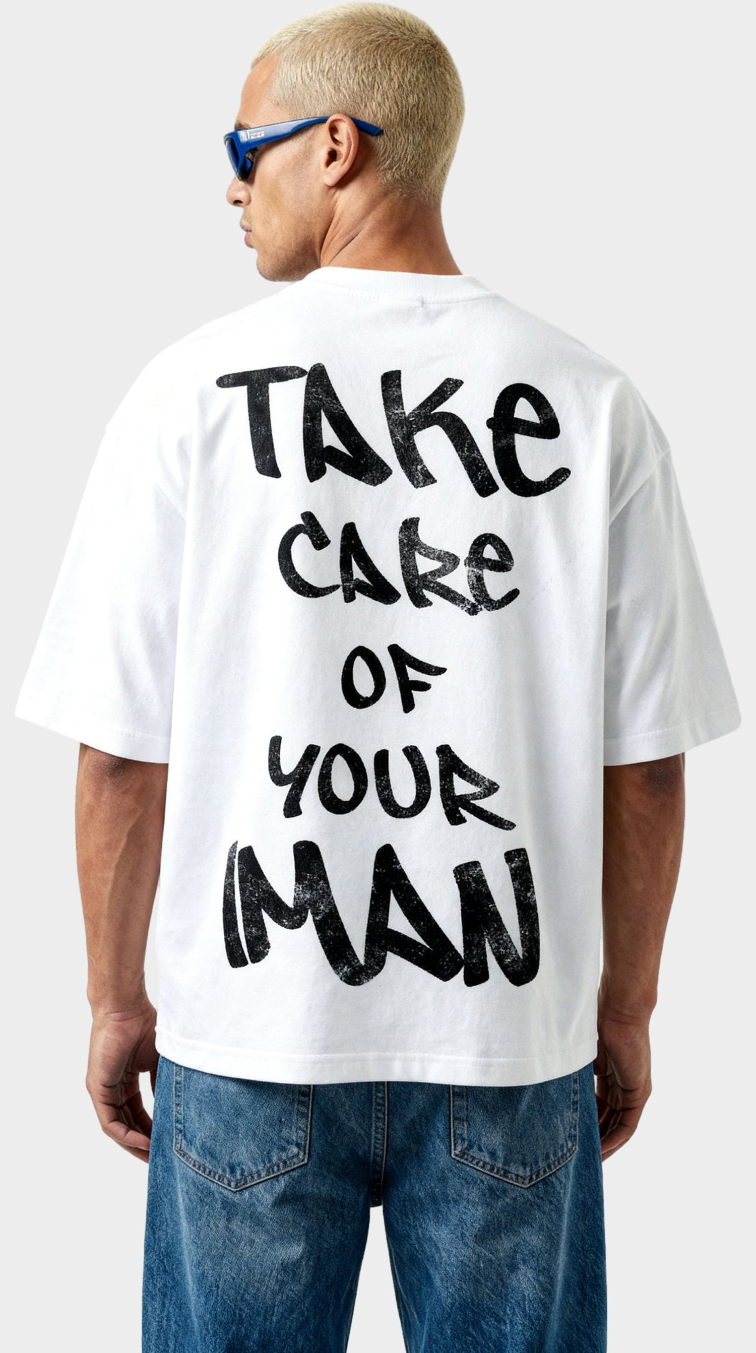 TAKE CARE OVERSIZED SHIRT