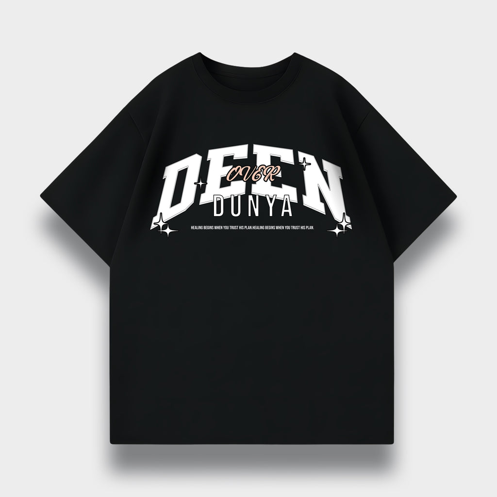 DEEN OVER DUNYA OVERSIZED SHIRT